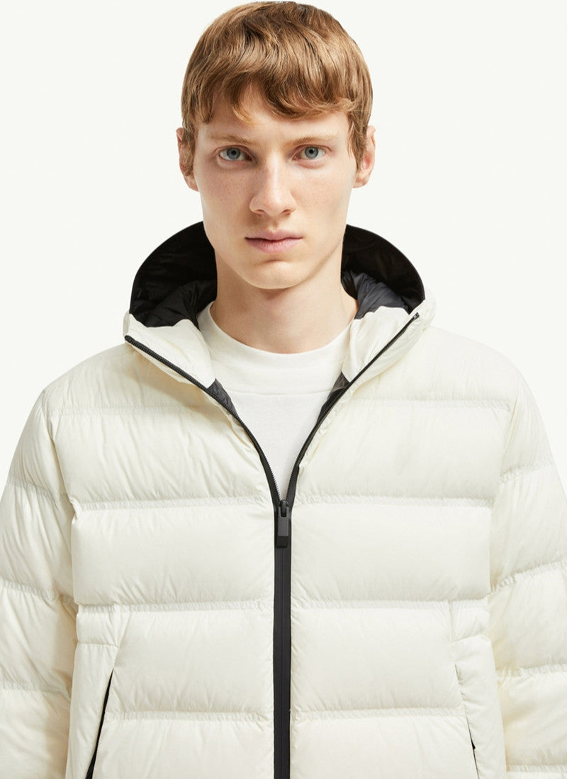 Moncler Men's & Women's Gardy Hooded Short Puffer Down Jacket Fall/Winter Solid Color Zipper-Front Slim Fit Down Jacket #81531