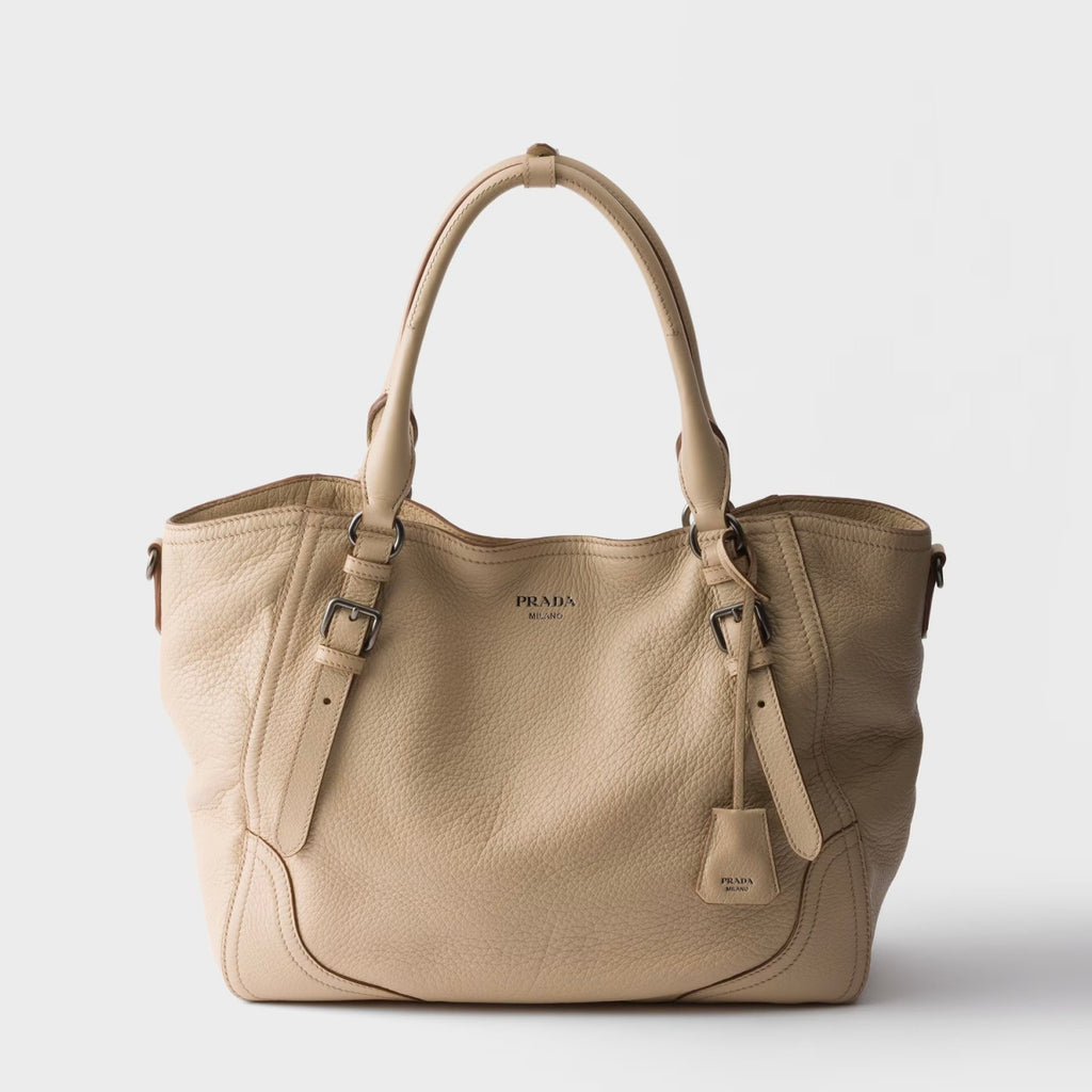 PRADA Large Leather Tote Bag #335977