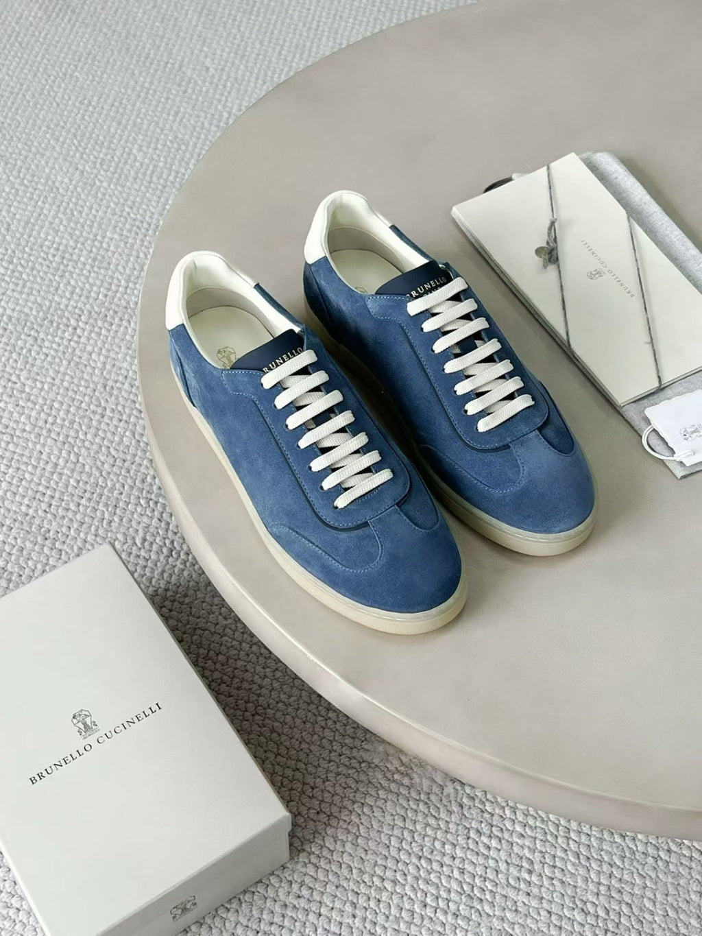 Brunello Cucinelli Top-quality Version Men's Suede sneakers #375407