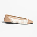 Chanel Women's Summer Colour-Block Knitted Casual Ballet Flats Shoes #76994