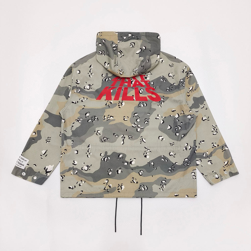 Gallery Dept Men's Spring And Autumn High Street Fashion Printed Letter Camouflage Rushing Jacket Hooded Loose Casual Jacket  Ngvp #8124