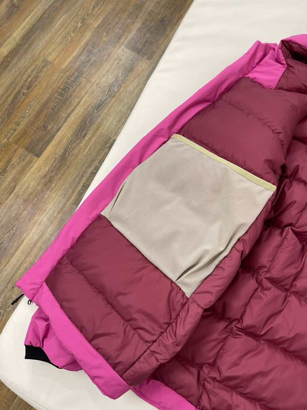 Arcteryx Men's Women's Colorblocking Autumn And Winter Even Hard Shell Hooded Puffer Down Jacket Long Sleeve Loose Jacket Coat Ngvp #9533