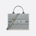Dior Book Tote Women's Removable Shoulder Strap Classic Letter Embroidery Cotton Tote Bag Shopping Handbag Shoulder Bags #76876