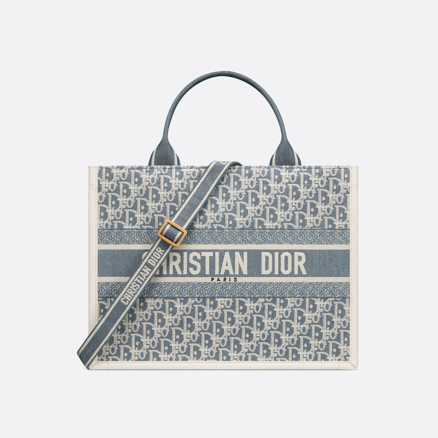 Dior Book Tote Women's Removable Shoulder Strap Classic Letter Embroidery Cotton Tote Bag Shopping Handbag Shoulder Bags #76876