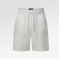 Louis Vuitton Monogram Nylon Embellished Shorts Men's Spring/summer Fashion Trend Casual Drawstring Shorts #77624