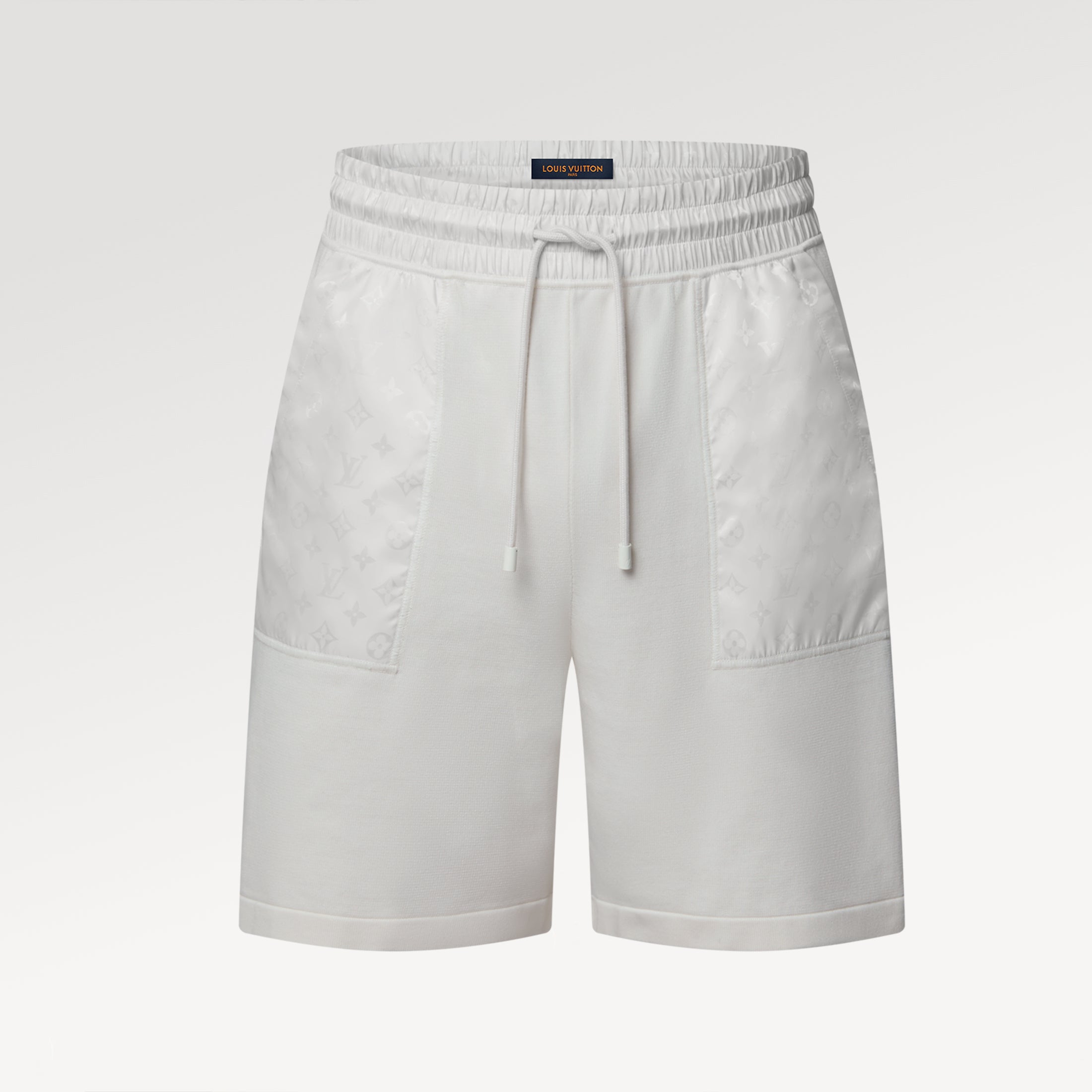 Louis Vuitton Monogram Nylon Embellished Shorts Men's Spring/summer Fashion Trend Casual Drawstring Shorts #77624