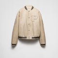 Prada Men's And Women's Fall And Winter Retro Letters High Street Leather Jacket Lapel Single-breasted Jacket Coat Ngvp #9223