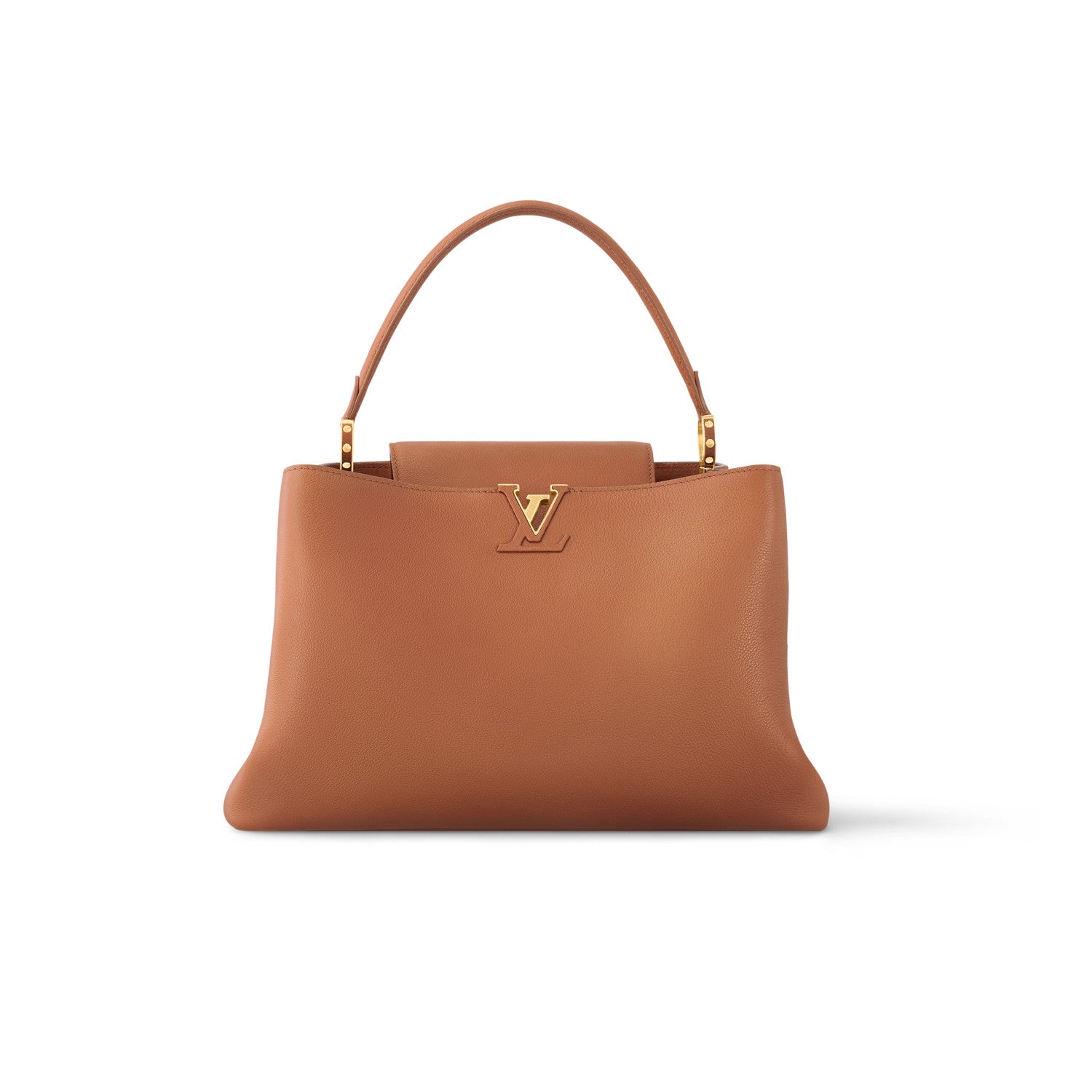 Louis Vuitton CAPUCINES SOUPLE  Women's Fashion Classic Solid-Color Leather Logo Handbag Shoulder Bag Bags M24879 #78857
