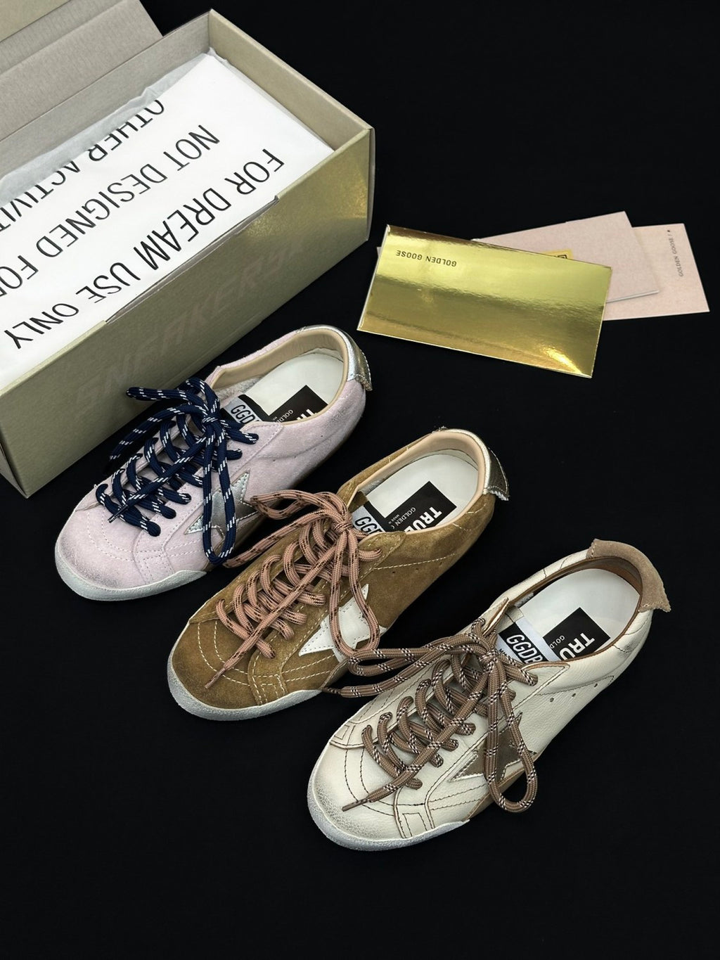 Golden Goose Men's and Women's Spring/Fall Fashion Casual Round Toe Lace Up Low Top Star Print Thin Sole Sneakers Casual Shoes Shoes #78525