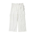 Raf Simons Men's Four Seasons Solid Color Splicing Do Old Loose Wide-Leg Pants Cotton Casual Straight Pants Ngvp #1664