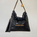 Chanel Large Bags  37 X 45 X 10 X 46 CM Collection Link Large Tote Women's Classic Waxed Leather Tote With Gold And Silver Buckles Leather-woven Chain And Luxurious Chain Strap Bags #196089