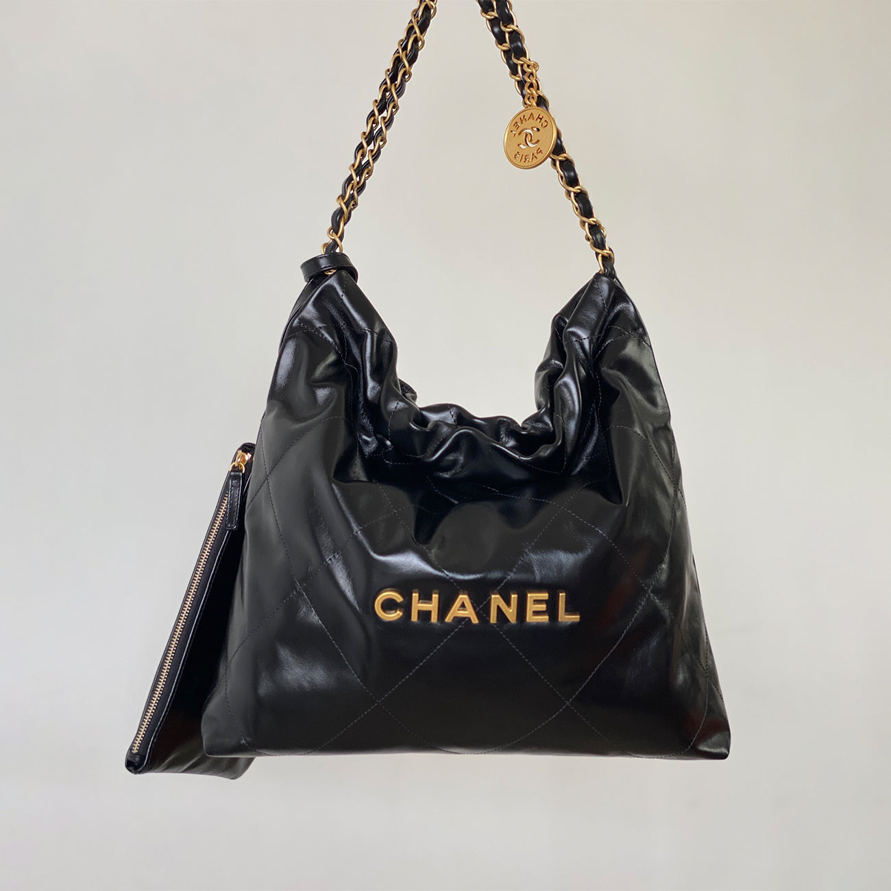 Chanel Large Bags  37 X 45 X 10 X 46 CM Collection Link Large Tote Women's Classic Waxed Leather Tote With Gold And Silver Buckles Leather-woven Chain And Luxurious Chain Strap Bags #196089