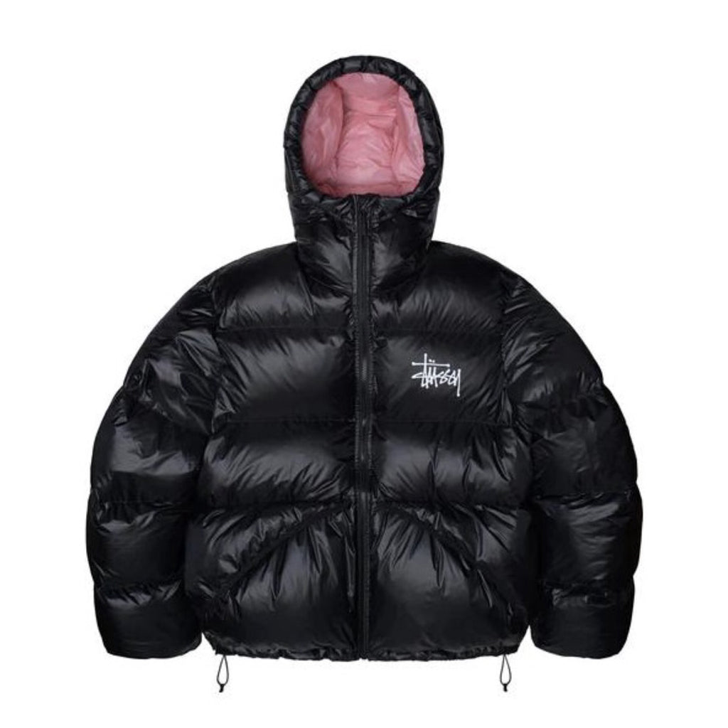 Stussy Micro Ripstop Down Parka Long Sleeve Zipper Hooded Puffer Down Jacket #97738