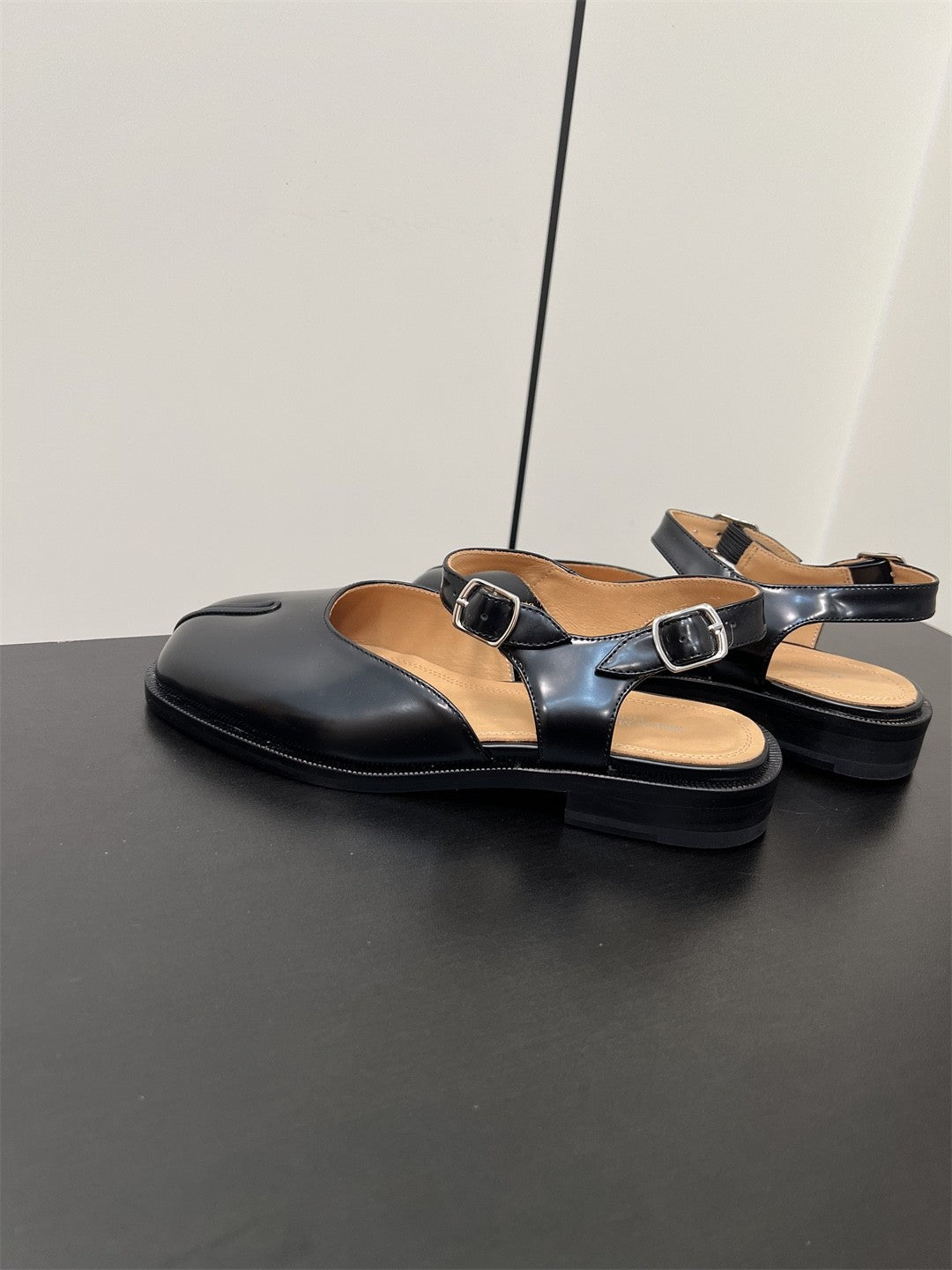 Maison Margiela Tabi Sandals in Black #333695