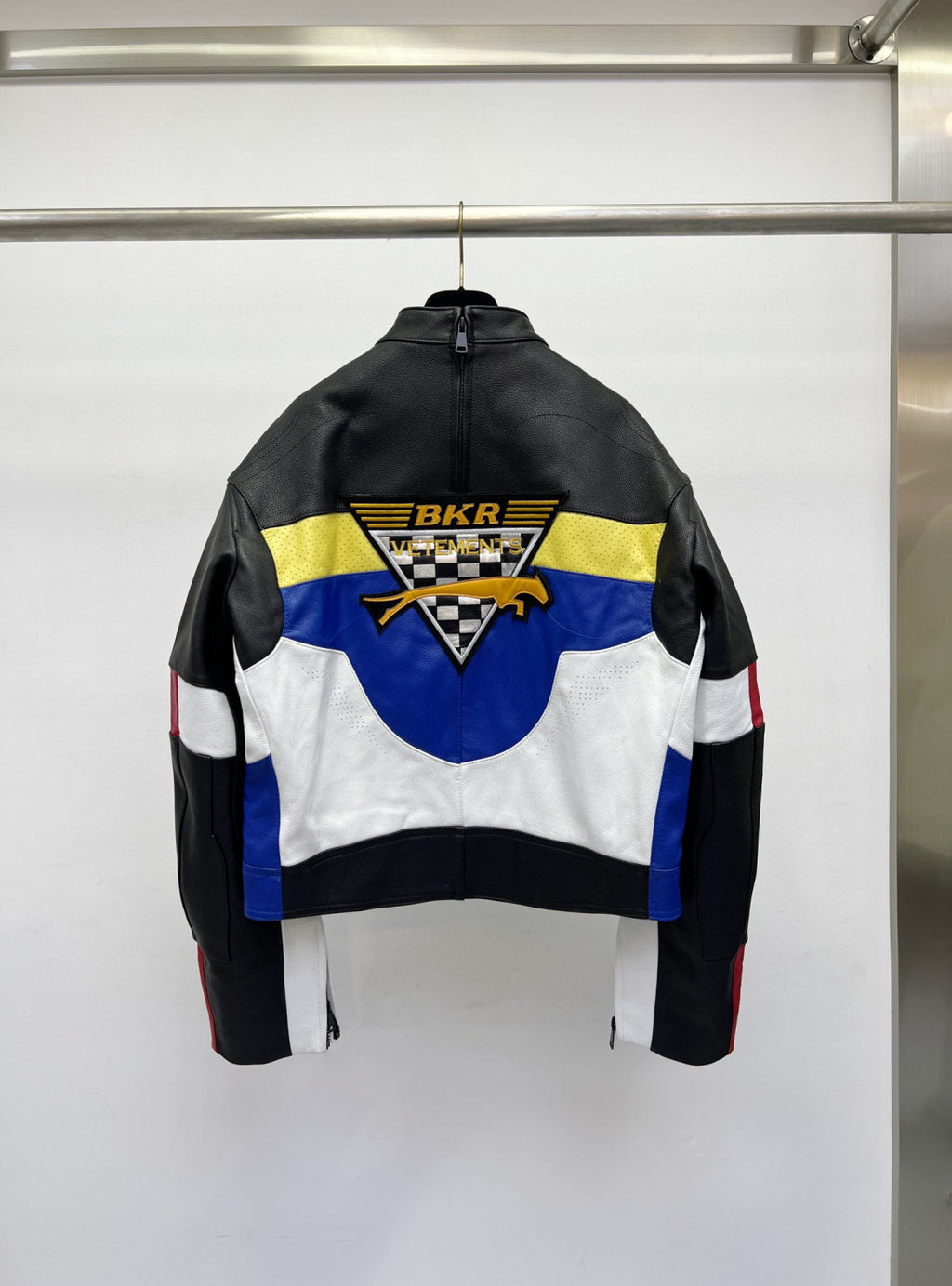 Vetements Motorcycle Zipper Leather Jacket #21918