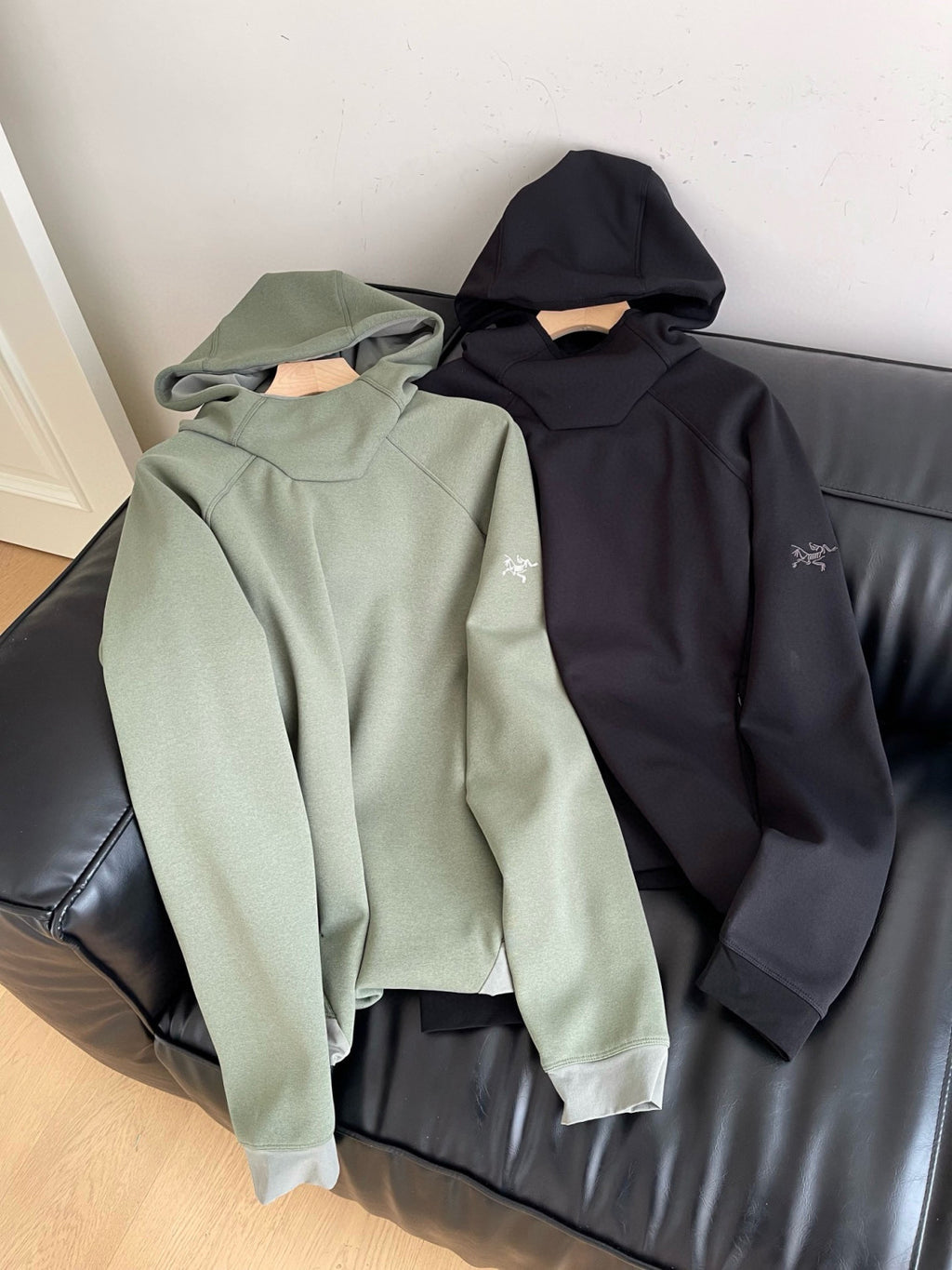 Arcteryx Men's Spring And Fall Comfortable Breathable Warm Fleece Hooded Long Sleeved Sweater #75418