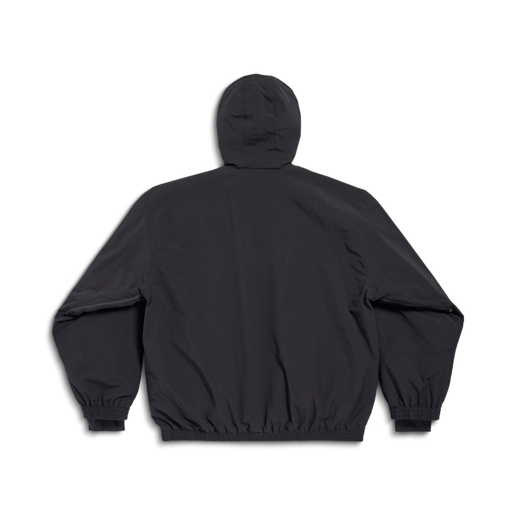 Balenciaga 3B SPORTS ICON SKI Men's Fall/Winter Fashion Solid-Color Hooded Zipper Windproof Ski Series Down Jacket #79555