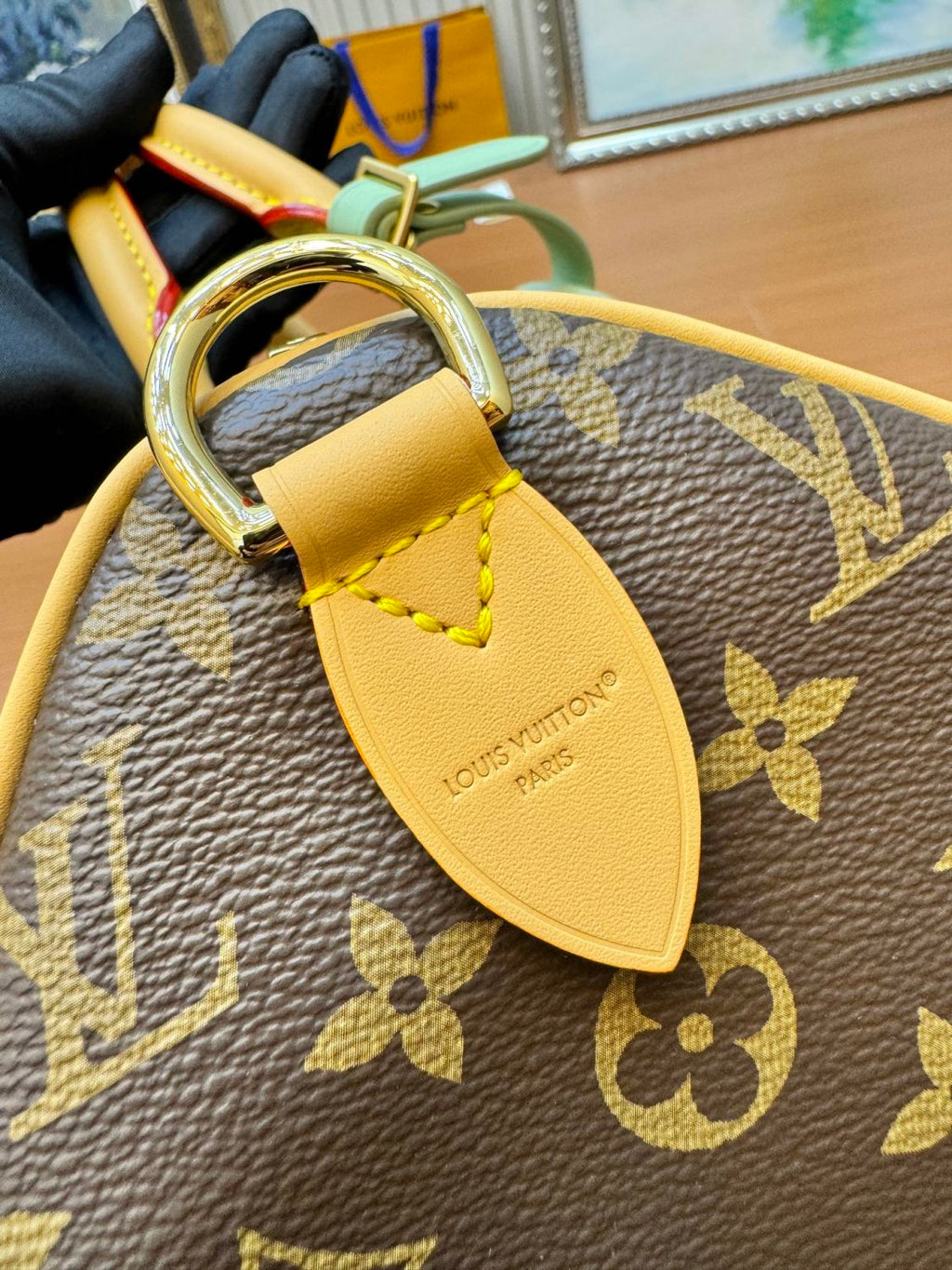 LOUIS VUITTON Special Offer Monogram Leather Bags Handbag #378342