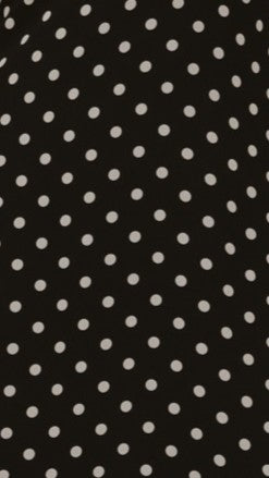 Oriella Maxi Dress - Black Polka