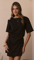 Nula Mini Dress - Black