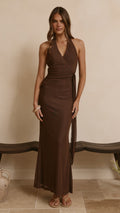 Joslin Maxi Dress - Chocolate