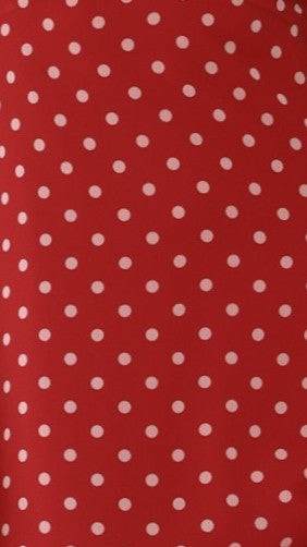 Oriella Maxi Dress - Red Polka