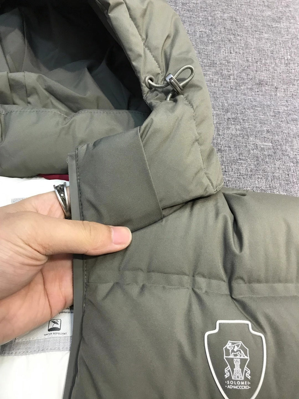 Brunello Cucinelli Men's Winter Fashion Classic Premium Business Casual Detachable Hood Double Zip Down Jacket #79549