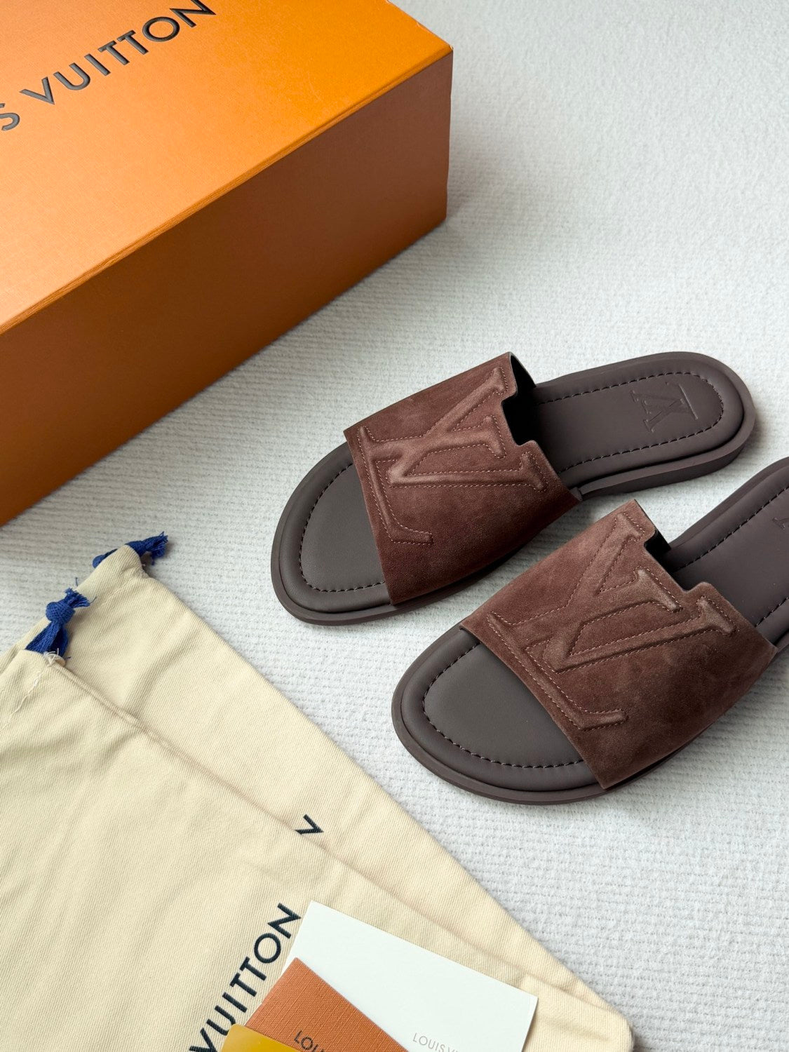 LOUIS VUITTON LV Portofino Mule Men Shoes#379795