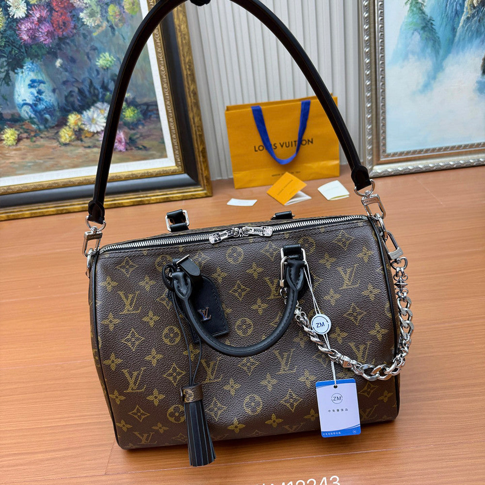 LOUIS VUITTON Special Offer Monogram Leather Bags Handbag #378342
