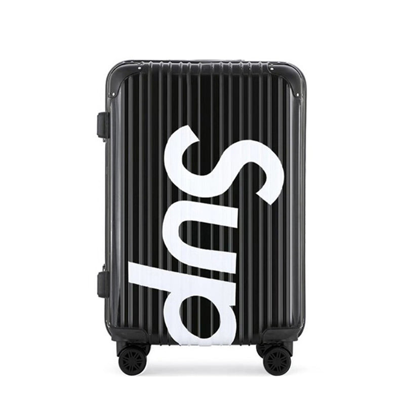 Supreme Fashion Logo Jacquard Shift Trolley Case Consignment Luggage Travel Out Box Solid Color Boarding Case Bag Bags #81717