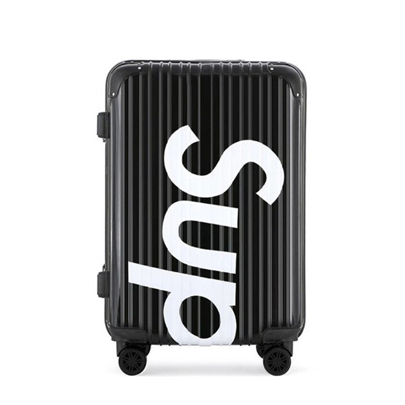 Supreme Fashion Logo Jacquard Shift Trolley Case Consignment Luggage Travel Out Box Solid Color Boarding Case Bag Bags #81717
