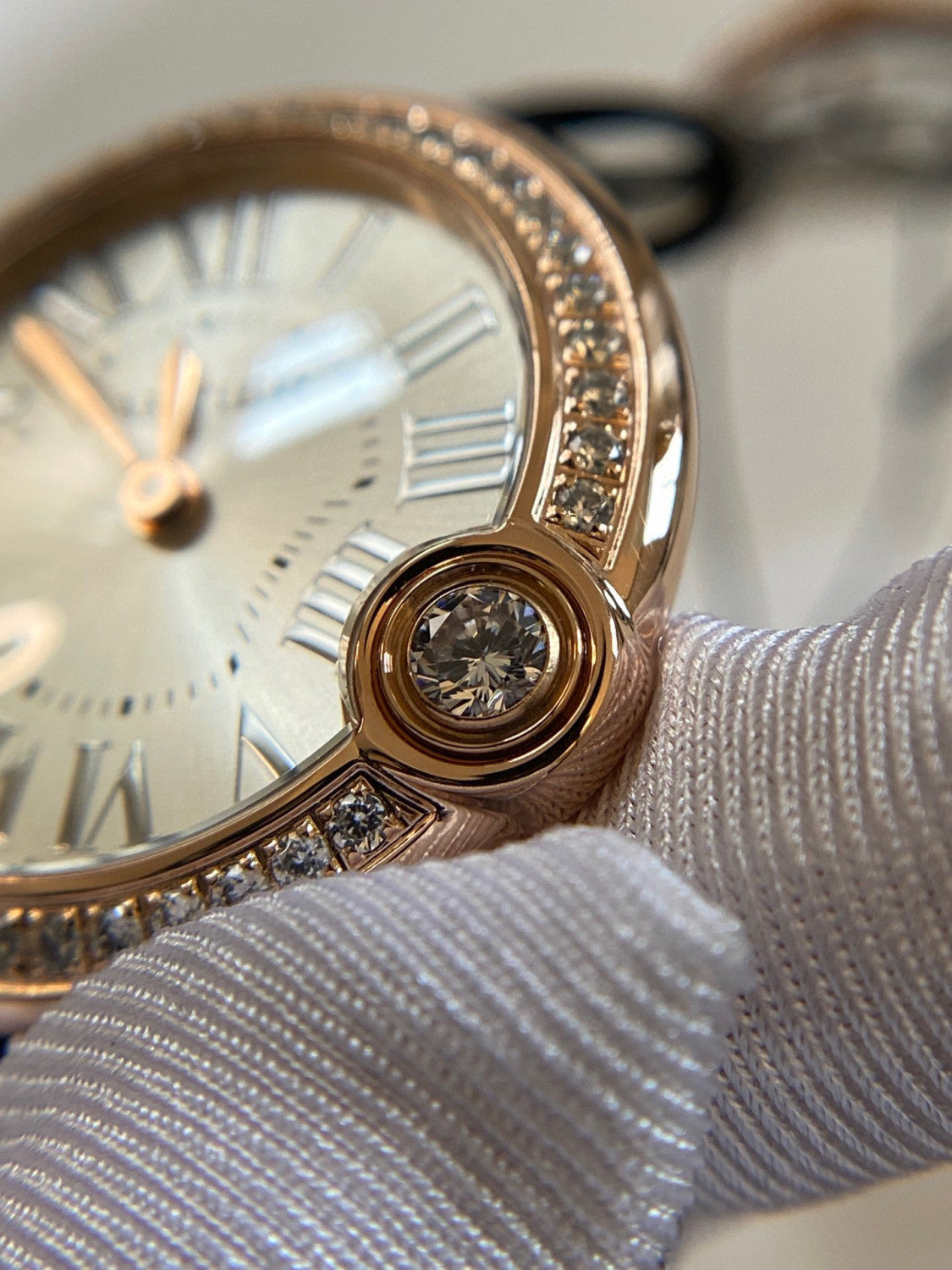 Cartier Black Strap Decorative Watch #21921