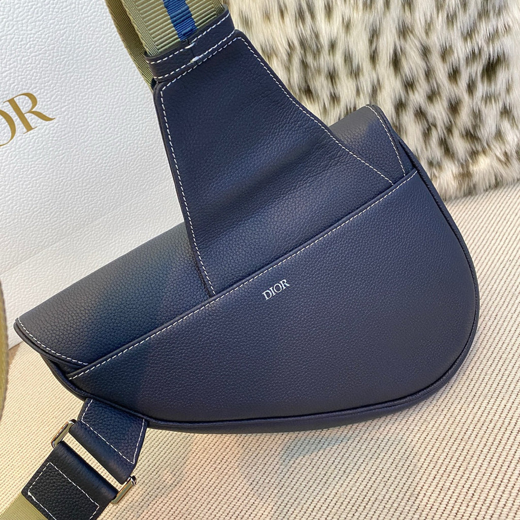 Dior Men's Leather Saddle Crossbody Chest Waist Shoulder Bag Bags #75217