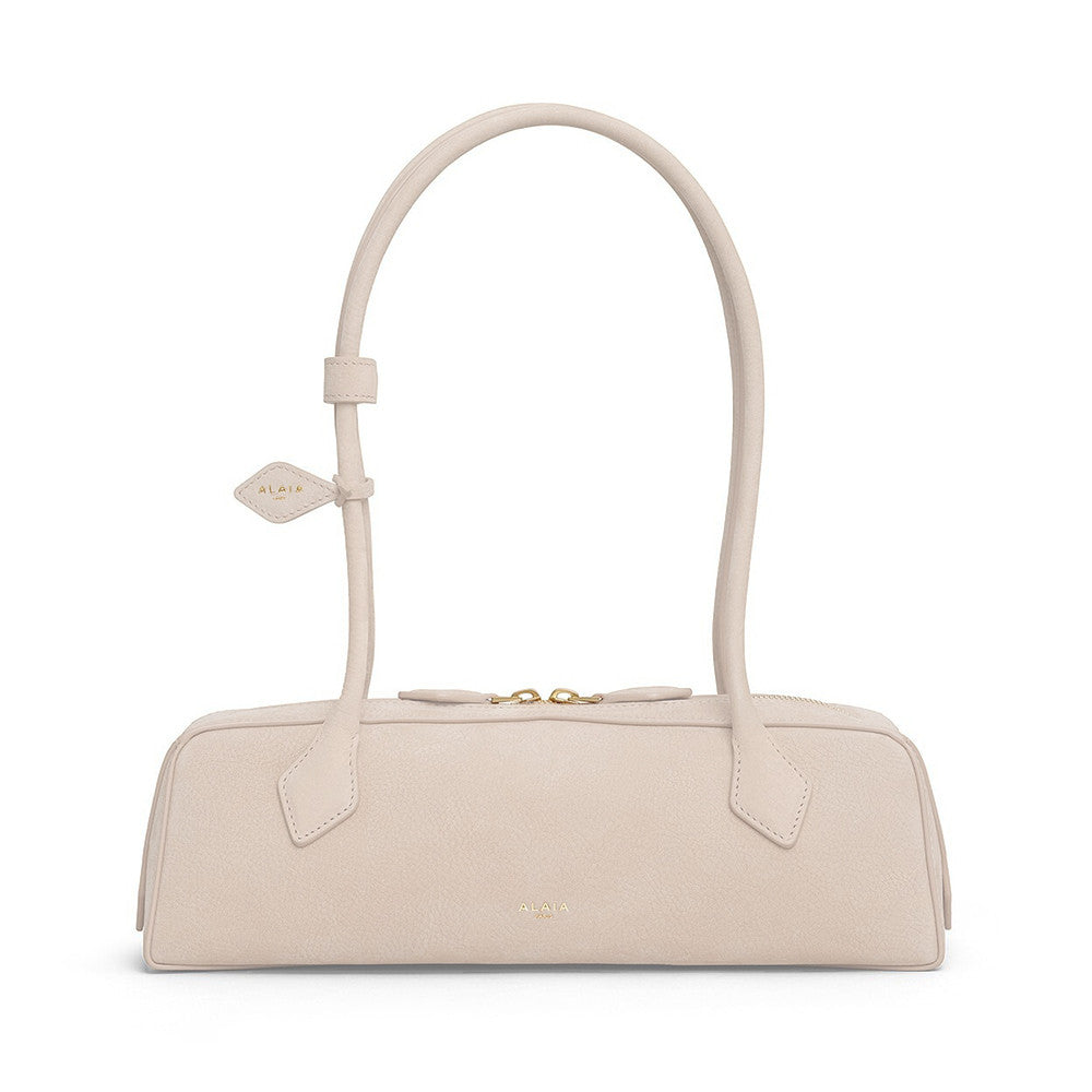 Alaia Le-Teckel Women's Suede Long Handle Handbag Solid Color Zipper Casual Shoulder Bag Bags #84181A