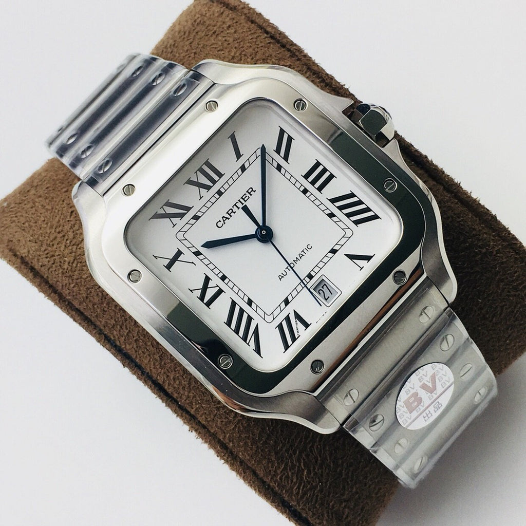 Cartier Santos De Cartier Watch Large Couple'S Watch Fashion Smartink Disassembly System Sapphire Cut Temperament Watch Accessories Thickness 9.08mm #81214
