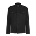 Tom Ford Men's Autumn and Winter Solid Color Standing Lapel Single Breasted Wool Long Sleeve Jacket #74378