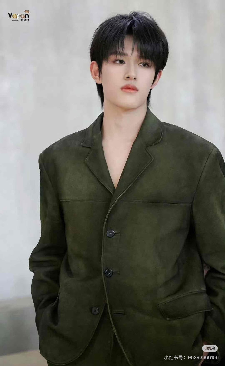PRADA Men's Forest Green Suede Jacket #333462
