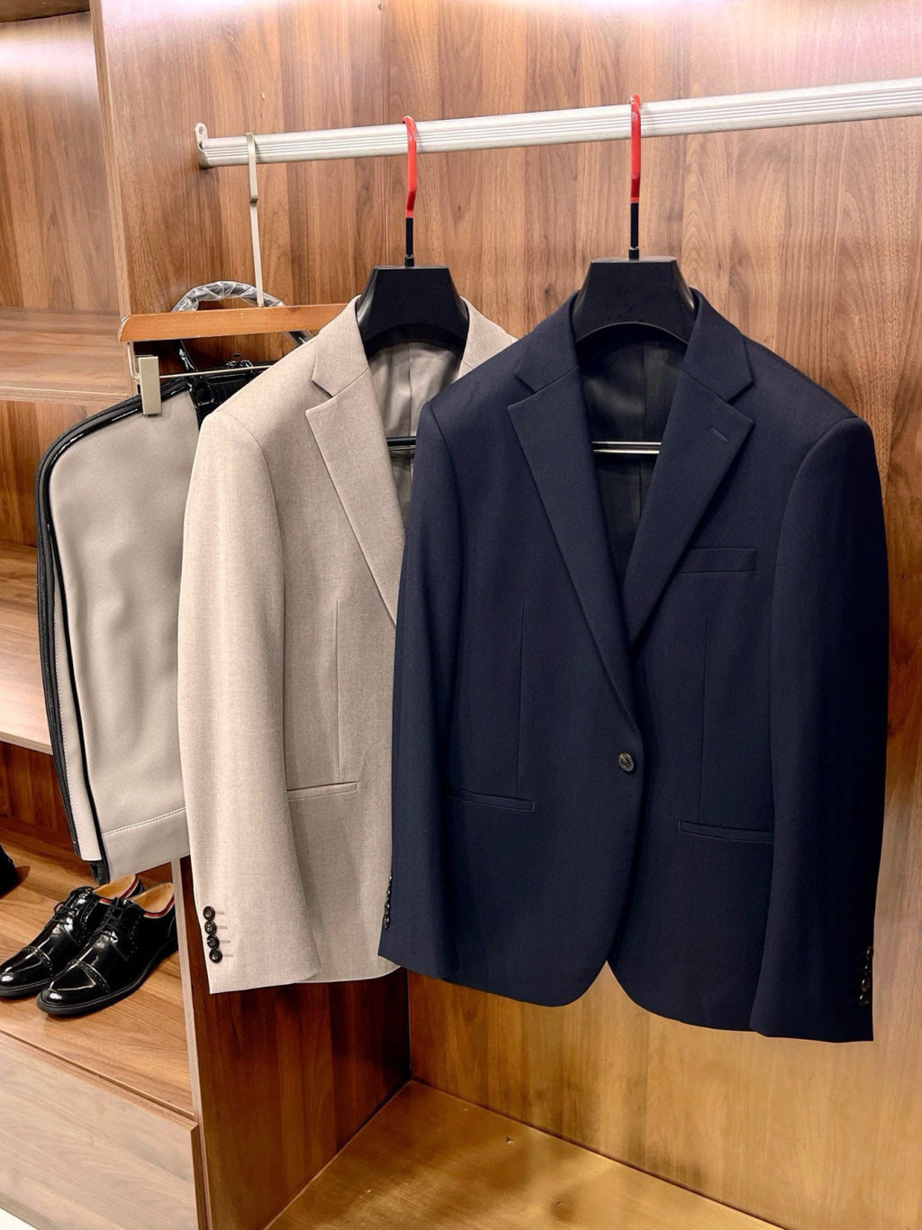 Ermenegildo Zegna Men's Fall And Winter Business High-end Jacket Tide Wool Single-breasted Suit Top Wedding Suit Casual Pants Solid Color Suit Set Ngvp #2439
