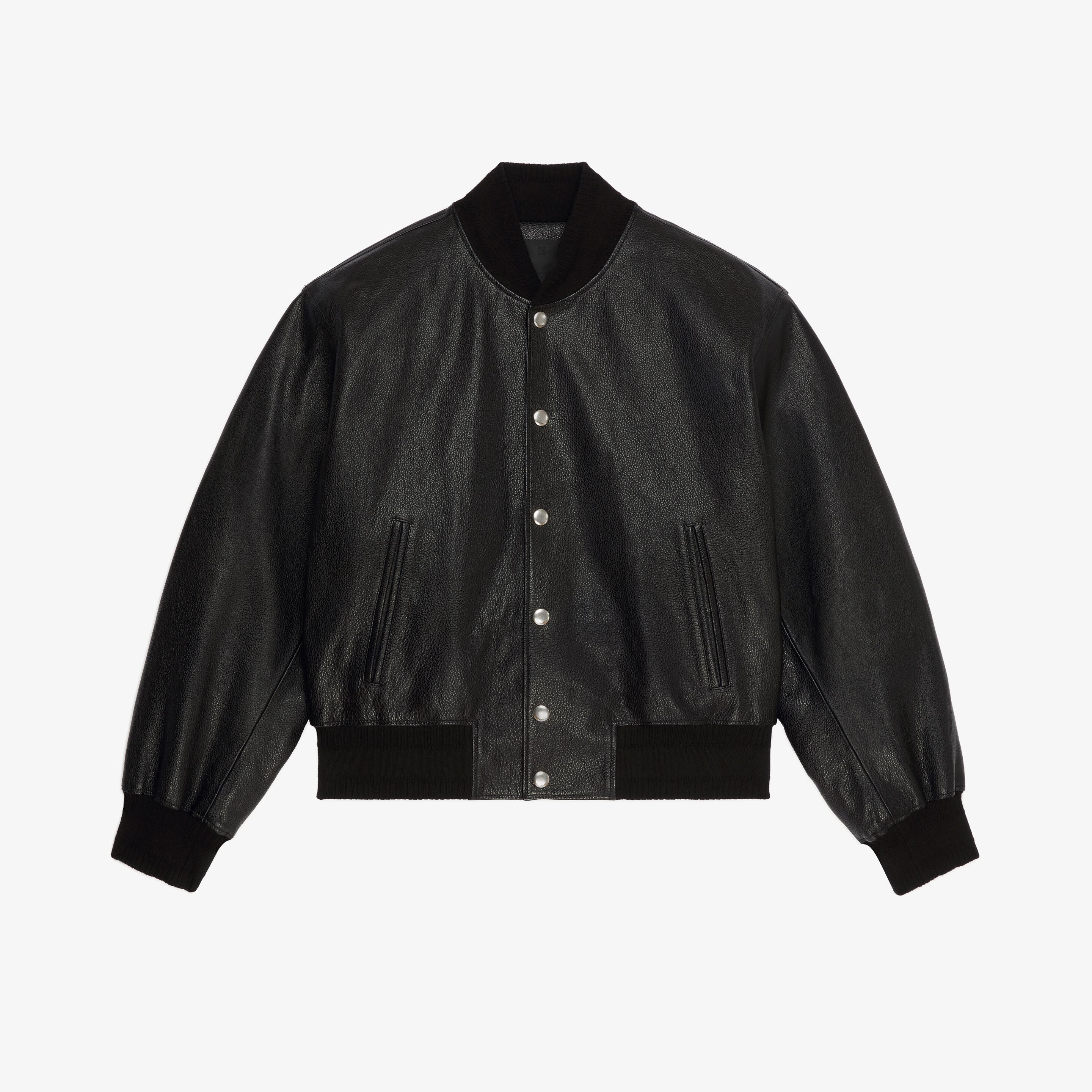 Givenchy Buttoned Leather Jacket #4674