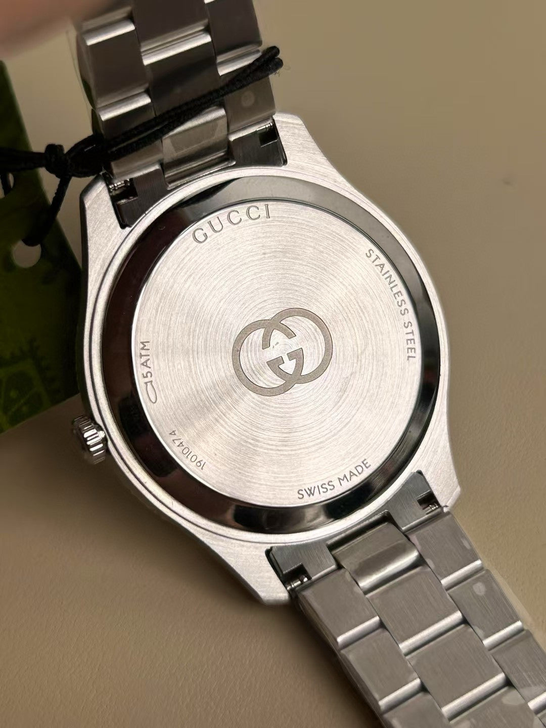 Gucci G-Timeless Men's And Women's Solid Color Stainless Steel Bracelet Quartz Movement Dial Watch #77428