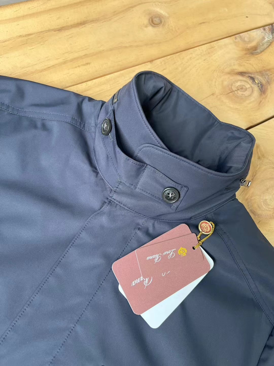 Loro Piana Standing Collar Long Sleeved Jacket #21867