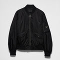 Prada Men's Fall And Winter Recycled Nylon Fabric Zipper Long Sleeve Jacket #75271
