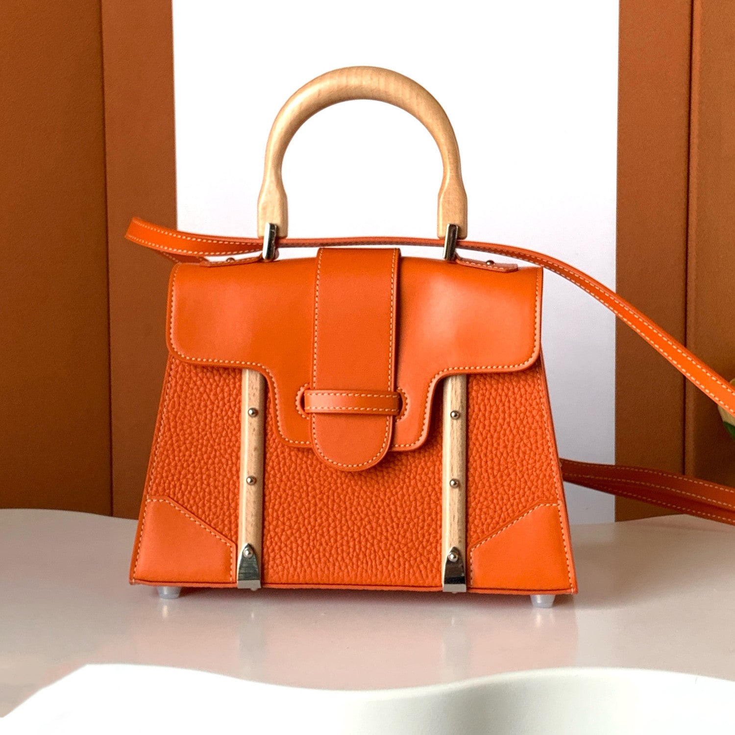 GOYARD Saigon Women's Fashion Classic Detachable Shoulder Strap Leather Mini Tote Bag Handbag Bags SAIGOBMINCG-03CL03P #78294