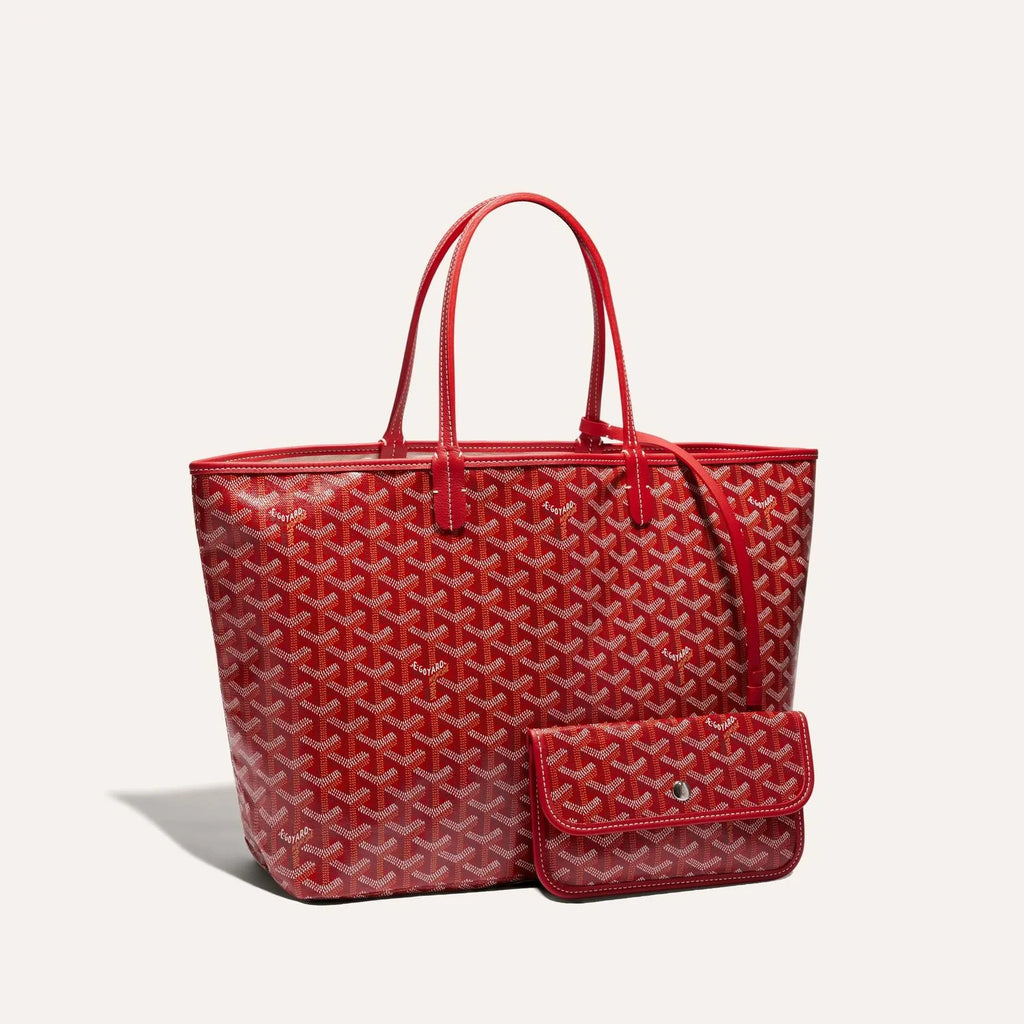 GOYARD Men's Women Saint Louis Handbag Y Full Print Casual Mother Bag Leather Shoulder Bag Tote Bags #77386
