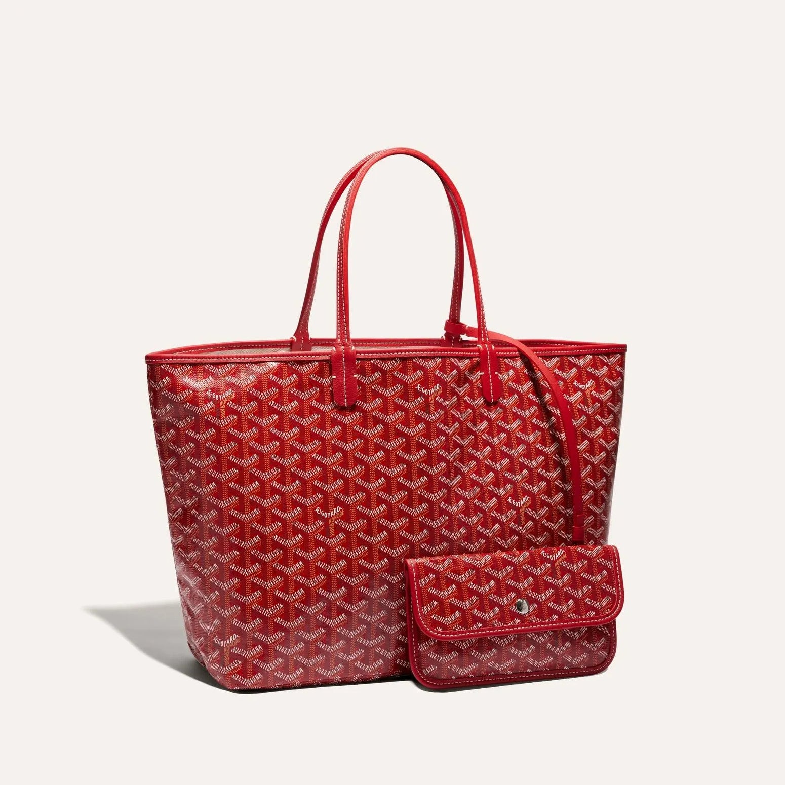 GOYARD Men's Women Saint Louis Handbag Y Full Print Casual Mother Bag Leather Shoulder Bag Tote Bags #77386