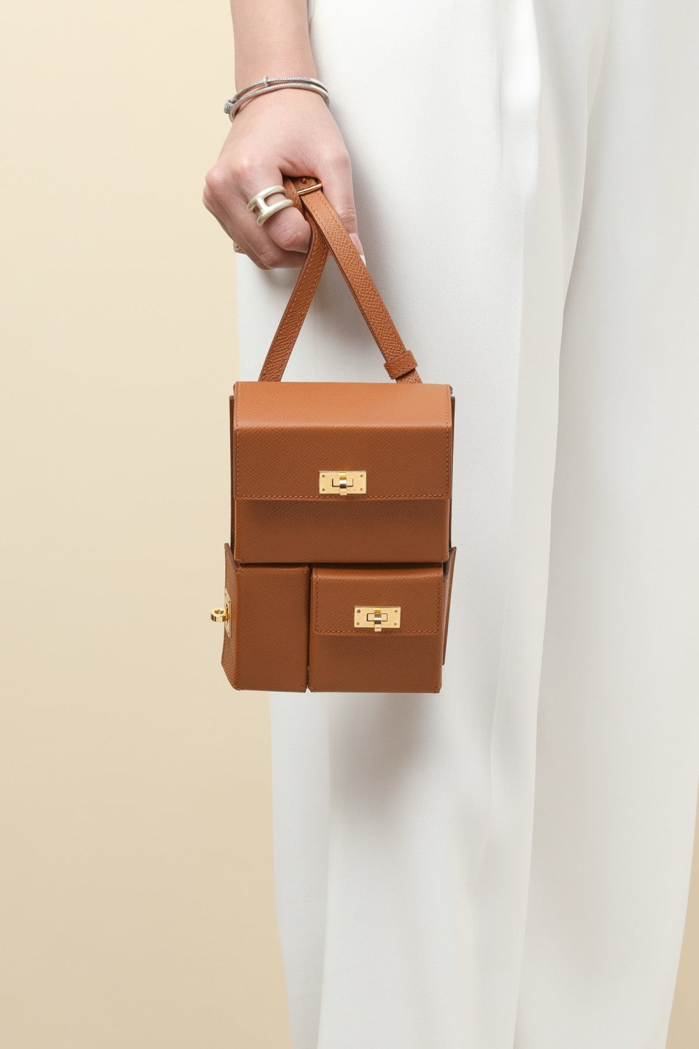 Hermès Kelly Multipocket To Go pouch Beige #319189