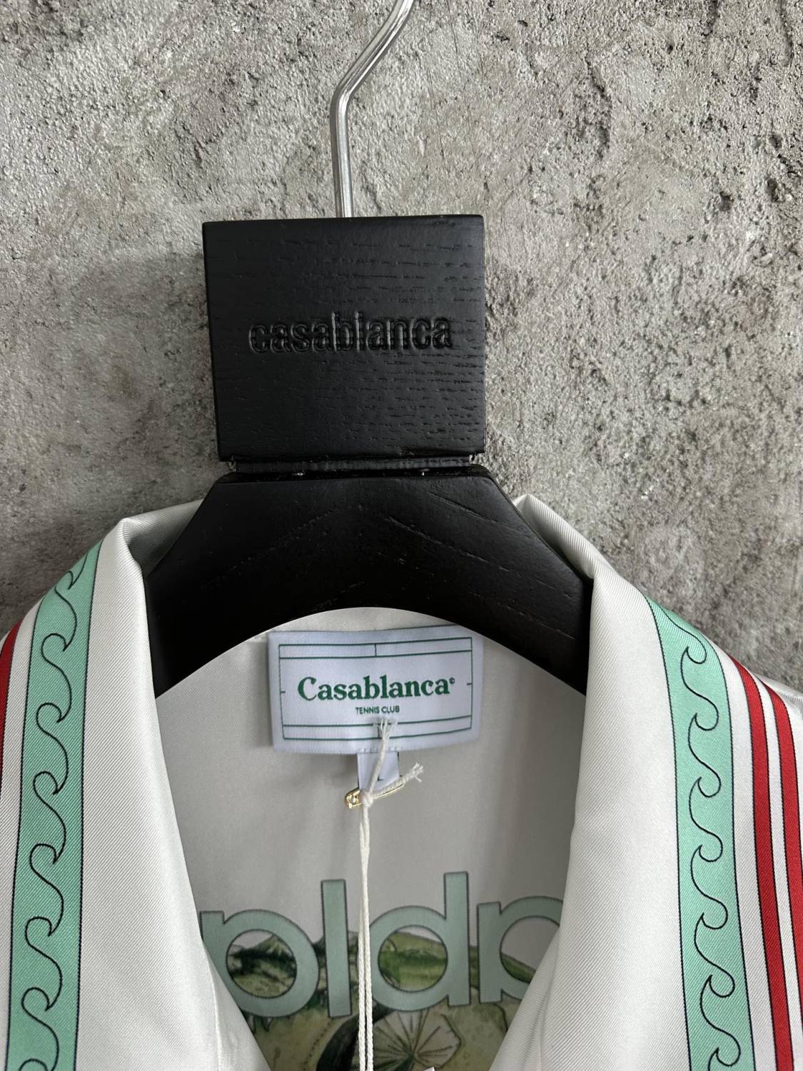 Casablanca Men's Summer Solid Color Animal Print Single Button Short Sleeve Shirt and Casual Shorts Set Suit #77743