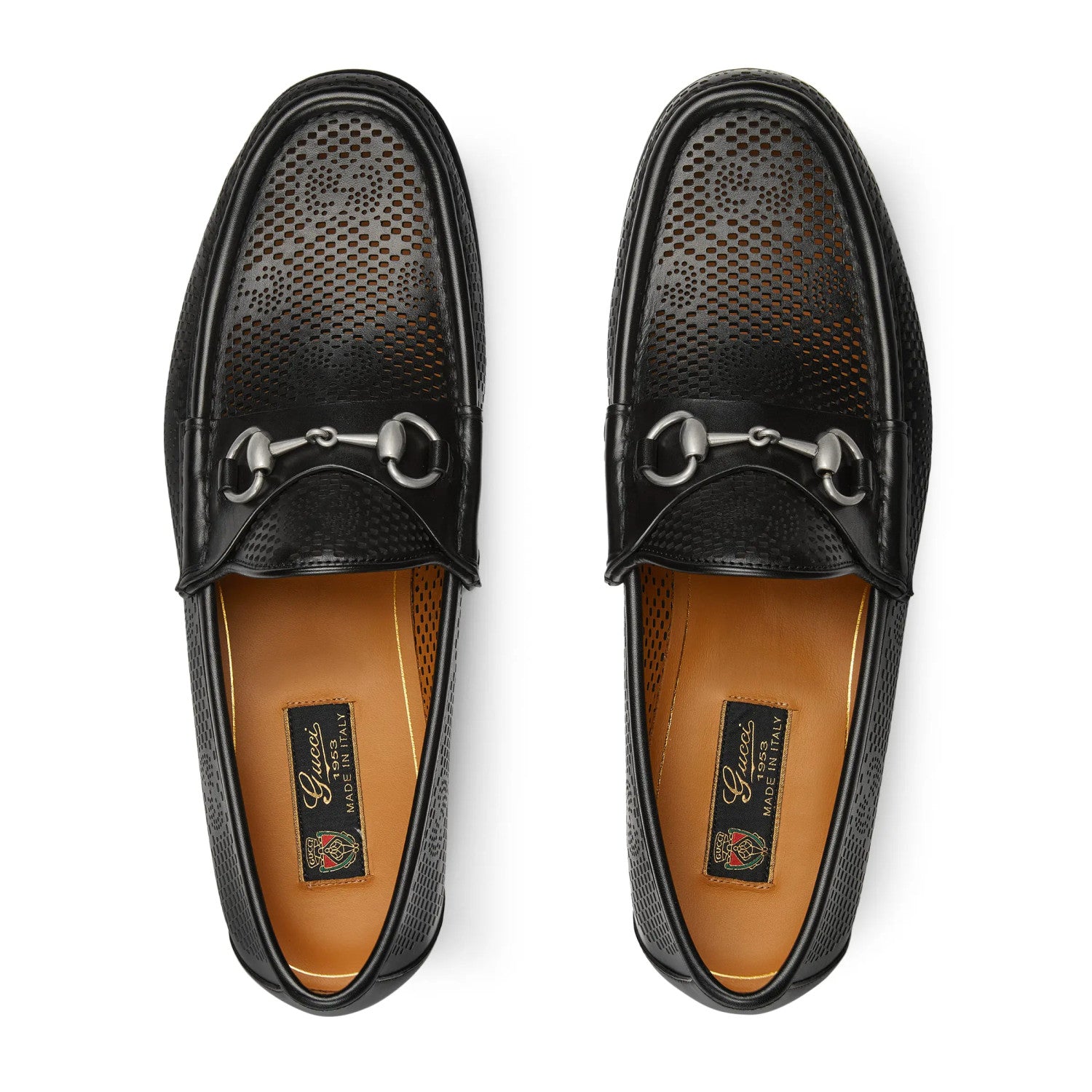 Gucci Decorative Horsebit Buckle Men's Loafers Spring And Summer Fashion Hollow Out Comfortable Breathable Flat Shoes #76854