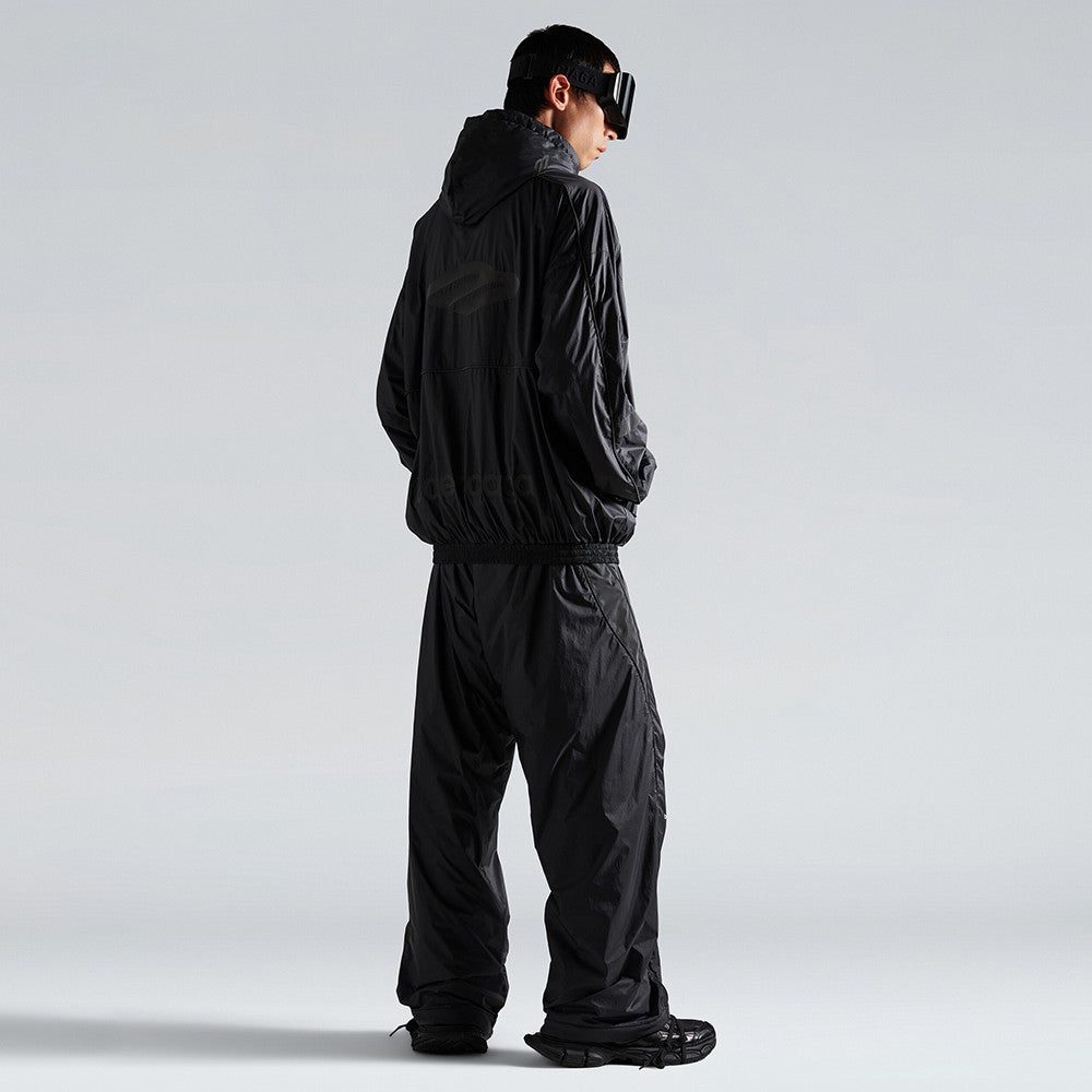 Balenciaga Men's 3b Sports Icon Ski Tracksuit Pants in Black #336943