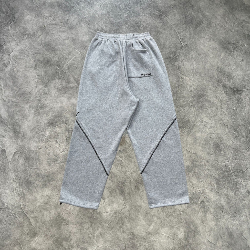 Mertra Reflective Striped Tracksuit Grey